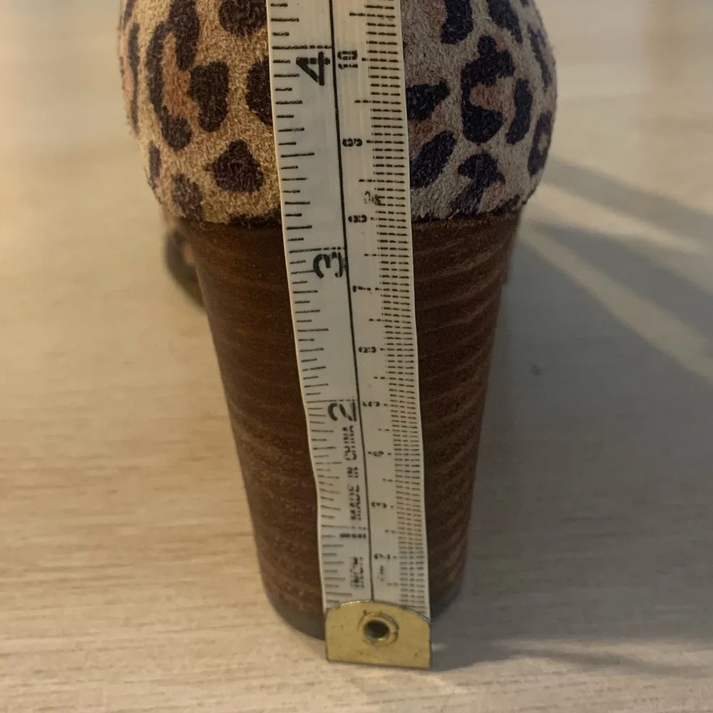 Lucky Brand Leopard Print Women’s Wedge Boots 6.5 - Picture 10 of 11